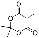 2,2,5-Trimethyl-1,3-dioxane-4,6-dioneStructure,3709-18-0Structure 2,2,5-Trimethyl-1,3-dioxane-4,6-dione Structure,3709-18-0Structure