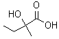 2-羥基-2-甲基丁酸結構式_3739-30-8結構式