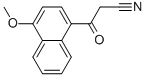 3-(4-Methoxynaphthalen-1-yl)-3-oxopropanenitrile Structure,374926-08-6Structure