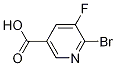 6-Bromo-5-fluoronicotinic acid Structure,38186-87-7Structure