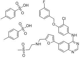 二對(duì)甲苯磺酸拉帕替尼結(jié)構(gòu)式_388082-77-7結(jié)構(gòu)式