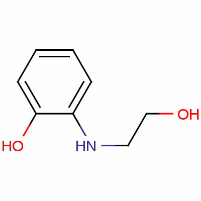 2-(2-羥基苯胺)乙醇結構式_39123-58-5結構式