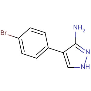 1H-pyrazol-3-amine, 4-(4-bromophenyl)-Structure,40545-64-0Structure 1H-pyrazol-3-amine, 4-(4-bromophenyl)- Structure,40545-64-0Structure