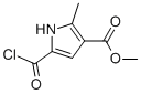 1H-pyrrole-3-carboxylic acid, 5-(chlorocarbonyl)-2-methyl-, methyl ester (9ci)Structure,40593-27-9Structure 1H-pyrrole-3-carboxylic acid, 5-(chlorocarbonyl)-2-methyl-, methyl ester (9ci) Structure,40593-27-9Structure