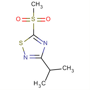 3-Isopropyl-5-methylsulfonyl-1,2,4-thiadiazoleStructure,40966-53-8Structure 3-Isopropyl-5-methylsulfonyl-1,2,4-thiadiazole Structure,40966-53-8Structure