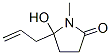 2-Pyrrolidinone, 5-hydroxy-1-methyl-5-(2-propenyl)-(9ci)Structure,412023-53-1Structure 2-Pyrrolidinone, 5-hydroxy-1-methyl-5-(2-propenyl)-(9ci) Structure,412023-53-1Structure