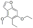 Benzofuran, 6-ethoxy-5-ethyl-4-methoxy-(9ci) Structure,412027-11-3Structure