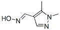 1H-pyrazole-4-carboxaldehyde,1,5-dimethyl-,oxime(9ci) Structure,412958-82-8Structure
