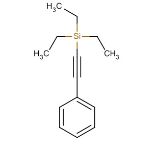 Triethyl(2-phenylethynyl)silane Structure,4131-43-5Structure