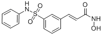 N-羥基-3-(3-苯基氨基磺?；交?丙烯酰胺結(jié)構(gòu)式_414864-00-9結(jié)構(gòu)式