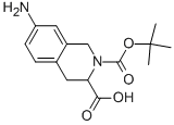 7-Amino-2-(tert-butoxycarbonyl)-1,2,3,4-tetrahydroisoquinoline-3-carboxylicacid Structure,420788-05-2Structure