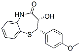 (2S-cis)-(+)-2,3-二氫-3-羥基-2-(4-甲氧苯基)-1,5-苯并硫氮雜卓-4(5H)-酮結(jié)構(gòu)式_42399-49-5結(jié)構(gòu)式