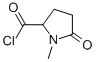 2-Pyrrolidinecarbonyl chloride, 1-methyl-5-oxo-(9ci)Structure,42435-90-5Structure 2-Pyrrolidinecarbonyl chloride, 1-methyl-5-oxo-(9ci) Structure,42435-90-5Structure