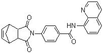 4-(1,3,3A,4,7,7A-六氫-1,3-二氧代-4,7-甲橋-2H-異吲哚-2-基)-N-8-喹啉基苯甲酰胺結(jié)構(gòu)式_430429-02-0結(jié)構(gòu)式