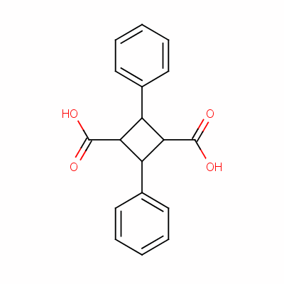 2,4-Diphenylcyclobutane-1,3-dicarboxylic acidStructure,4462-95-7Structure 2,4-Diphenylcyclobutane-1,3-dicarboxylic acid Structure,4462-95-7Structure