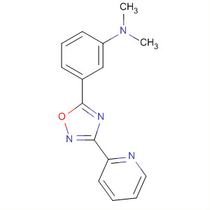 3-(Pyridin-2-yl)-5-(3-n,n-dimethylaminophenyl)-1,2,4-oxadiazoleStructure,453566-56-8Structure 3-(Pyridin-2-yl)-5-(3-n,n-dimethylaminophenyl)-1,2,4-oxadiazole Structure,453566-56-8Structure