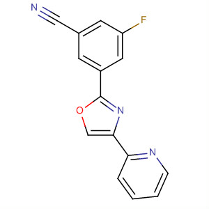 2-(3-Fluoro-5-cyanophenyl)-4-(pyridin-2-yl)-1,3-oxazoleStructure,453568-75-7Structure 2-(3-Fluoro-5-cyanophenyl)-4-(pyridin-2-yl)-1,3-oxazole Structure,453568-75-7Structure