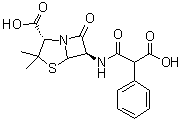 羧芐西林結(jié)構(gòu)式_4697-36-3結(jié)構(gòu)式