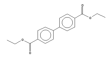 聯(lián)苯-4,4-二羧酸二乙酯結(jié)構(gòu)式_47230-38-6結(jié)構(gòu)式