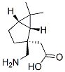 (1r,2r,5s)-(9ci)-2-(氨基甲基)-6,6-二甲基-雙環(huán)[3.1.0]己烷-2-乙酸結構式_473829-52-6結構式