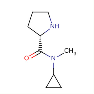 2-Pyrrolidinecarboxamide,n-cyclopropyl-n-methyl-,(2s)-(9ci)Structure,477576-69-5Structure 2-Pyrrolidinecarboxamide,n-cyclopropyl-n-methyl-,(2s)-(9ci) Structure,477576-69-5Structure