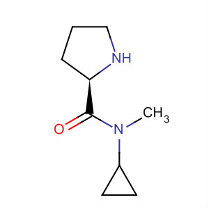 2-Pyrrolidinecarboxamide,n-cyclopropyl-n-methyl-,(2r)-(9ci)Structure,477577-13-2Structure 2-Pyrrolidinecarboxamide,n-cyclopropyl-n-methyl-,(2r)-(9ci) Structure,477577-13-2Structure