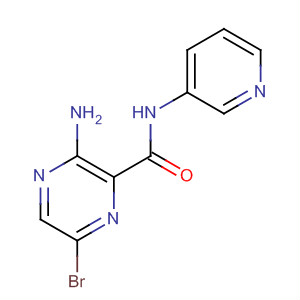 3-Amino-6-bromo-n-pyridin-3-ylpyrazine-2-carboxamideStructure,486422-03-1Structure 3-Amino-6-bromo-n-pyridin-3-ylpyrazine-2-carboxamide Structure,486422-03-1Structure