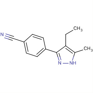 (9ci)-4-(4-乙基-5-甲基-1H-吡唑-3-基)-苯甲腈結(jié)構(gòu)式_488114-78-9結(jié)構(gòu)式