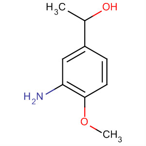 Benzenemethanol, 3-amino-4-methoxy-alpha-methyl-(9ci) Structure,495406-77-4Structure