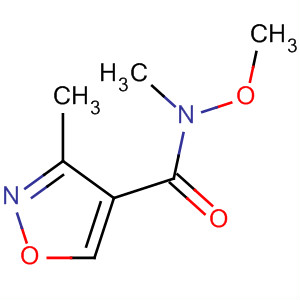 4-Isoxazolecarboxamide,n-methoxy-n,3-dimethyl-(9ci)Structure,496870-91-8Structure 4-Isoxazolecarboxamide,n-methoxy-n,3-dimethyl-(9ci) Structure,496870-91-8Structure