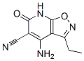 Isoxazolo[5,4-b]pyridine-5-carbonitrile, 4-amino-3-ethyl-6,7-dihydro-6-oxo-(9ci) Structure,496875-49-1Structure