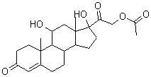 醋酸氫化可的松結(jié)構(gòu)式_50-03-3結(jié)構(gòu)式