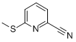 2-Pyridinecarbonitrile,6-(methylthio)-(9ci)Structure,501378-42-3Structure 2-Pyridinecarbonitrile,6-(methylthio)-(9ci) Structure,501378-42-3Structure