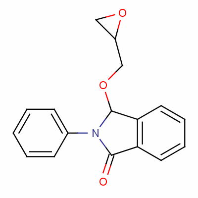 2,3-Dihydro-3-(oxiranylmethoxy)-2-phenyl-1h-isoindol-1-oneStructure,50516-42-2Structure 2,3-Dihydro-3-(oxiranylmethoxy)-2-phenyl-1h-isoindol-1-one Structure,50516-42-2Structure