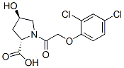 反式-1-[(2,4-二氯苯氧基)乙?；鵠-4-羥基-L-脯氨酸結構式_50649-02-0結構式