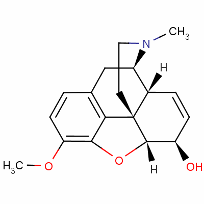 異可待因結構式_509-64-8結構式