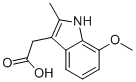 (7-Methoxy-2-methyl-1h-indol-3-yl)-acetic acidStructure,50995-52-3Structure (7-Methoxy-2-methyl-1h-indol-3-yl)-acetic acid Structure,50995-52-3Structure