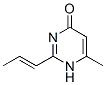 4(1H)-pyrimidinone,6-methyl-2-(1-propenyl)-(9ci)Structure,51072-78-7Structure 4(1H)-pyrimidinone,6-methyl-2-(1-propenyl)-(9ci) Structure,51072-78-7Structure
