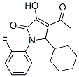 4-乙?；?5-環(huán)己基-1-(2-氟苯基)-1,5-二氫-3-羥基-2H-吡咯-2-酮結構式_512176-99-7結構式