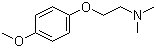 Ethanamine, 2-(4-methoxyphenoxy)-n,n-dimethyl-Structure,51344-12-8Structure Ethanamine, 2-(4-methoxyphenoxy)-n,n-dimethyl- Structure,51344-12-8Structure
