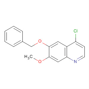 6-(Benzyloxy)-4-chloro-7-methoxyquinolineStructure,516526-43-5Structure 6-(Benzyloxy)-4-chloro-7-methoxyquinoline Structure,516526-43-5Structure