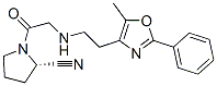 (2S)-1-{n-[2-(5-甲基-2-苯基-1,3-噁唑-4-基)乙基]甘氨?；?}吡咯烷-2-甲腈結構式_521266-46-6結構式