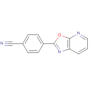 4-噁唑并[5,4-b]吡啶-2-基苯甲腈結(jié)構(gòu)式_52334-01-7結(jié)構(gòu)式