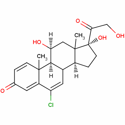 氯潑尼醇結(jié)構(gòu)式_5251-34-3結(jié)構(gòu)式