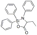 4-乙基-2,2,3-三苯基-1-噁-3-氮雜-2-硅環(huán)戊并-5-酮結(jié)構(gòu)式_53268-82-9結(jié)構(gòu)式