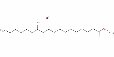 12-氧代硬脂酸甲酯鋰鹽結(jié)構(gòu)式_53422-16-5結(jié)構(gòu)式