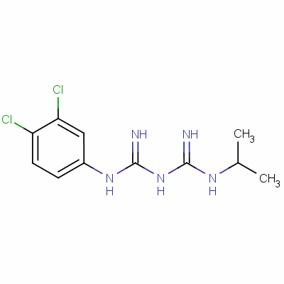 氯丙胍結構式_537-21-3結構式