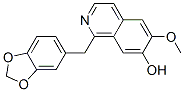 1-(1,3-苯并二氧雜環(huán)戊烯l-5-甲基)-6-甲氧基異喹啉-7-醇結(jié)構(gòu)式_54293-58-2結(jié)構(gòu)式