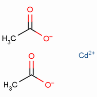 乙酸鎘結構式_543-90-8結構式