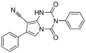 1,2,3,4-四氫-2,4-二氧代-3,7-二苯基吡咯并[1,2-a]-1,3,5-三嗪-8-甲腈結(jié)構(gòu)式_54450-44-1結(jié)構(gòu)式